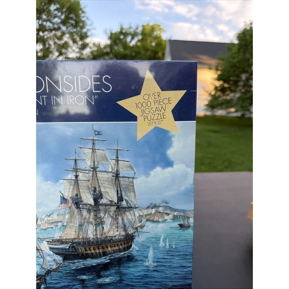 Old Ironsides Tom Freeman Payment In Iron 1000 Pcs Great American Puzzle Factory